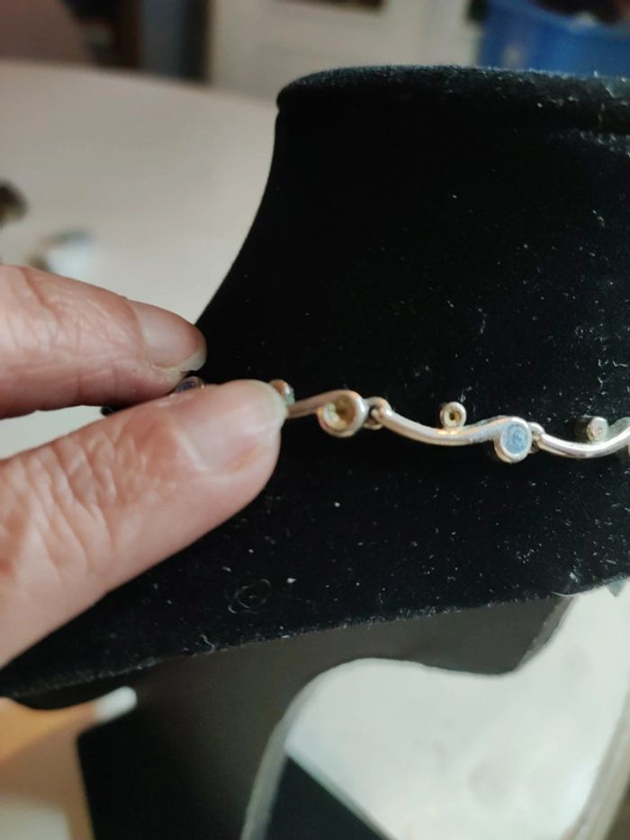 Collier métallique et strass - photo numéro 4