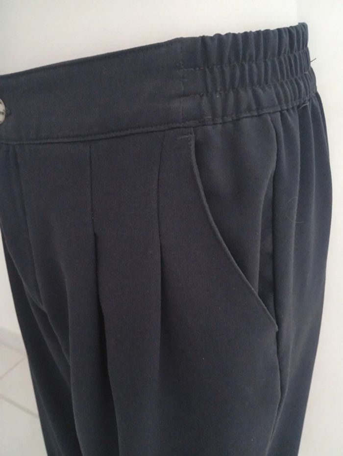 In Extenso - Pantalon large taille 38 | bleu marine - photo numéro 5