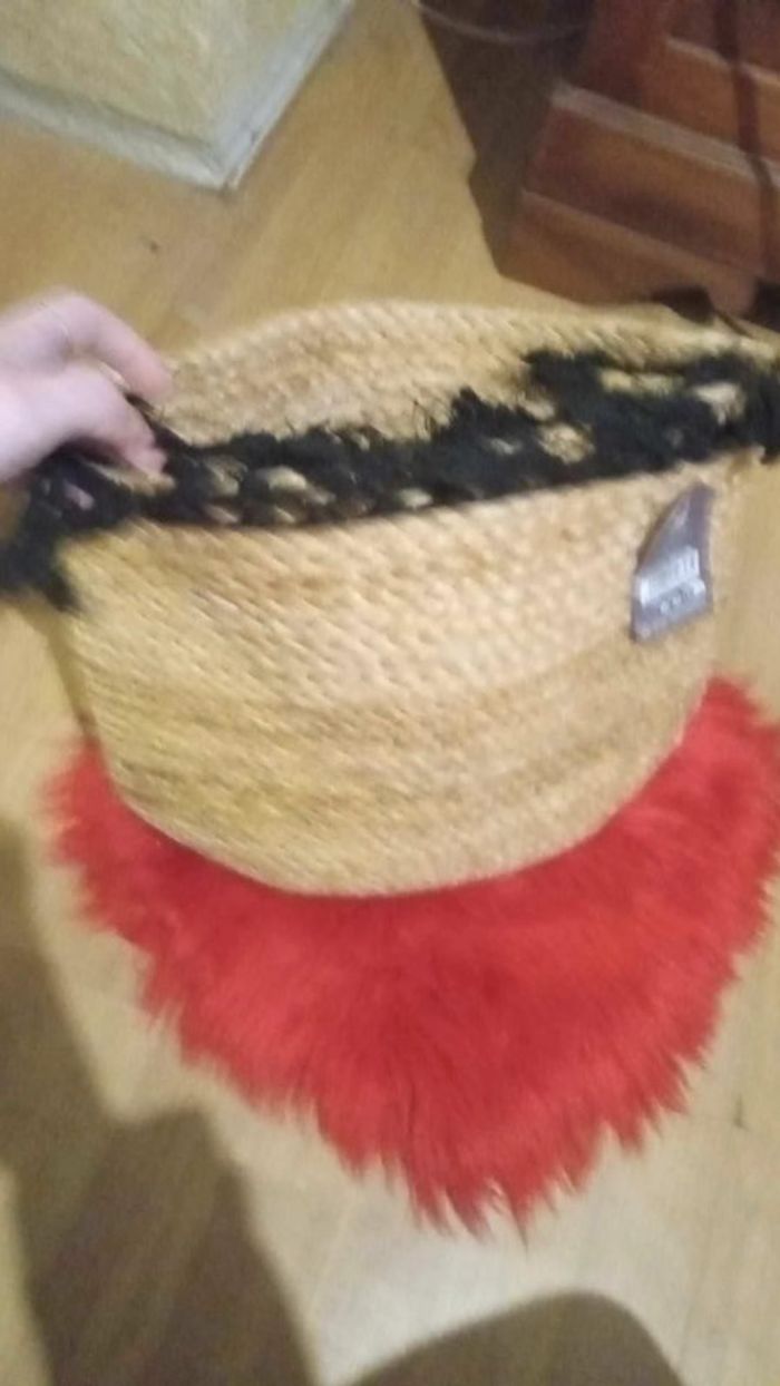 2 paniers en jute neuf - photo numéro 3