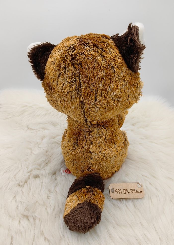 Doudou peluche Rusty Raton Laveur Ty 23 cm - photo numéro 4