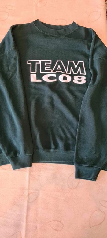 Pull Sweat sweater vert lee Cooper homme taille large