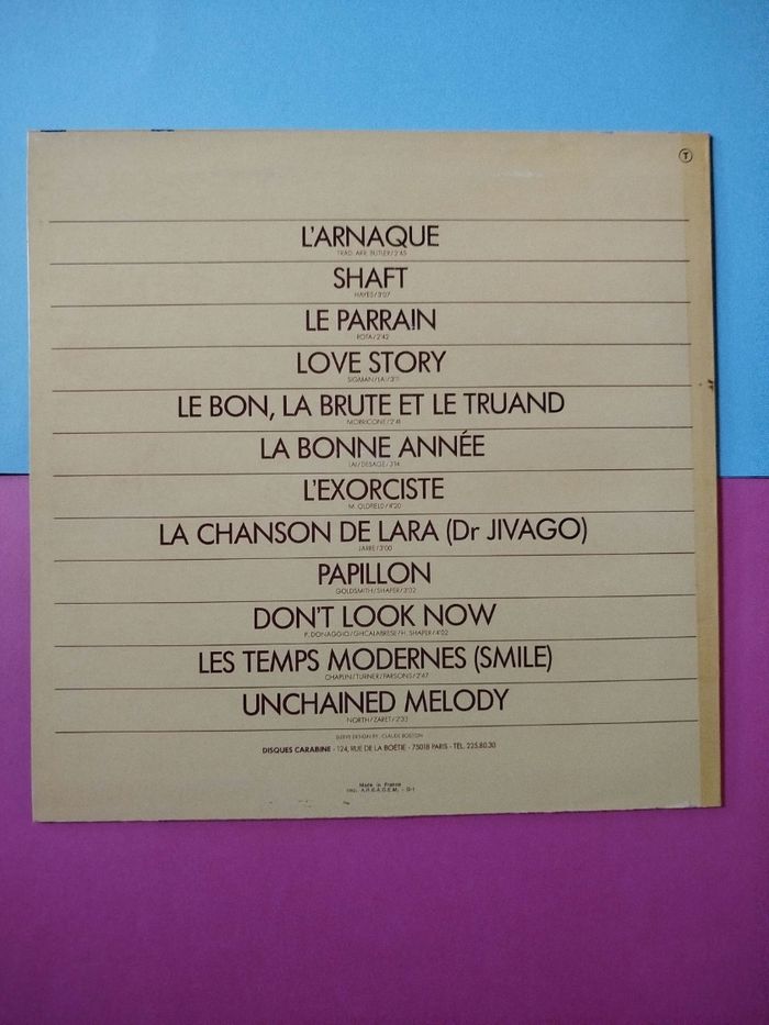 Les thèmes des films célèbres - Vinyle - photo numéro 4