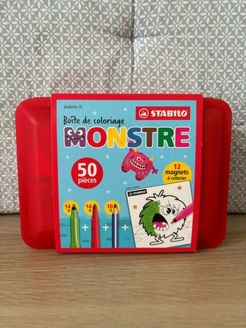 Boite de Coloriage 50 Pièces "Monstre"