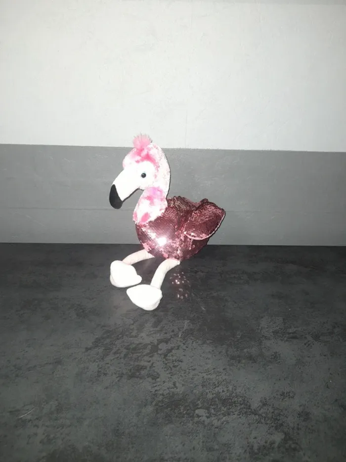 Peluche flamand rose - photo numéro 5