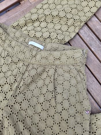 Pantalon broderie anglaise