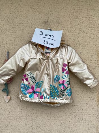Veste parka pluie dpam 23 mois 2 ans