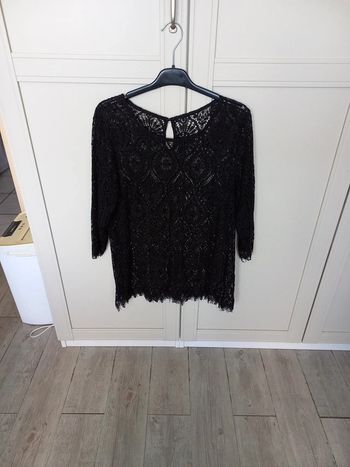 Blouse manches 3/4 noire