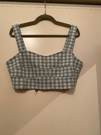 Crop top vert H&M taille L Neuf