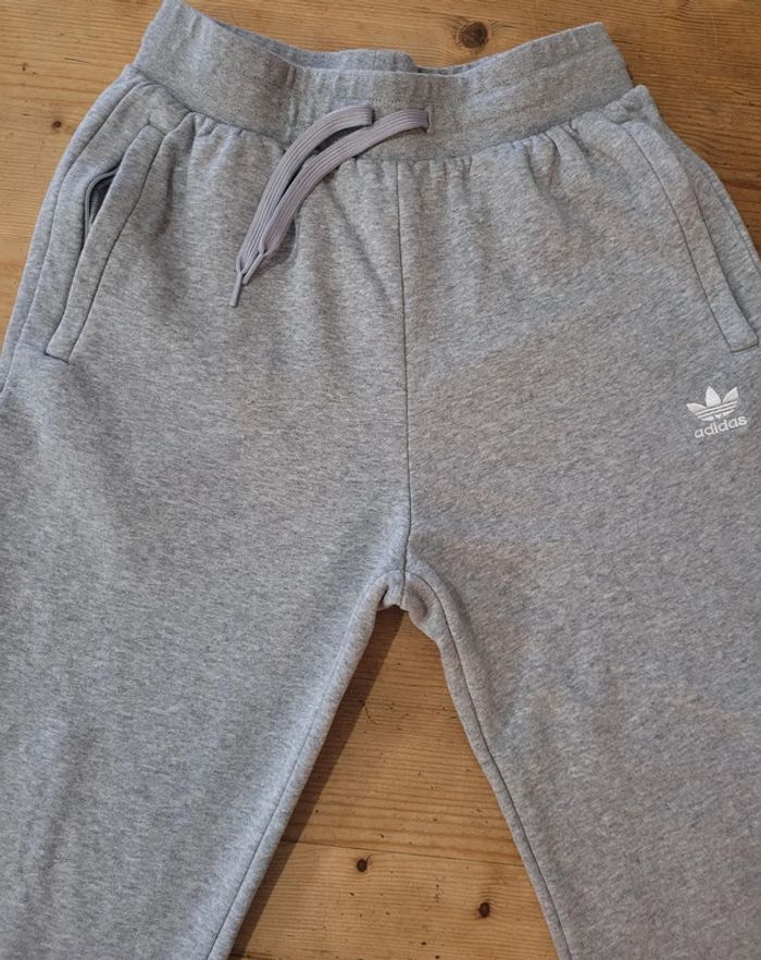 Jogging Adidas 9-10 ans gris chiné - photo numéro 3