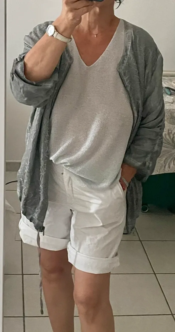 Bomber gris perle - photo numéro 5