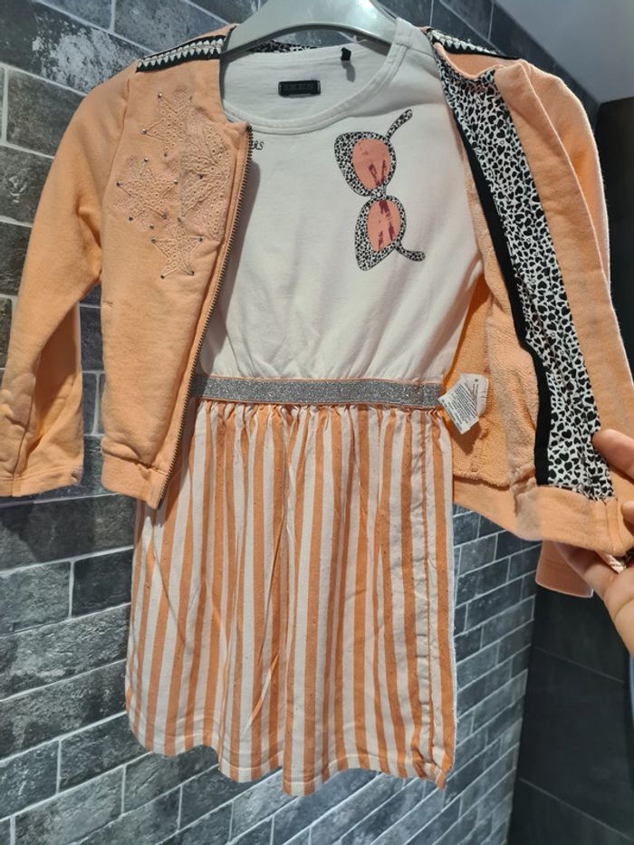 Gilet ikks fille (+robe) - photo numéro 3