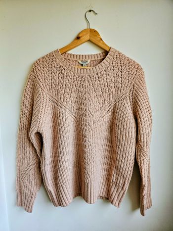 Très beau pull Rose poudré brillant Zamba L/XL