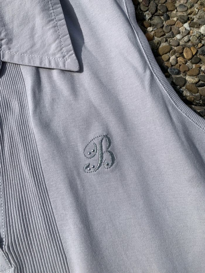 Polo épaules dénudées gris perle - photo numéro 4