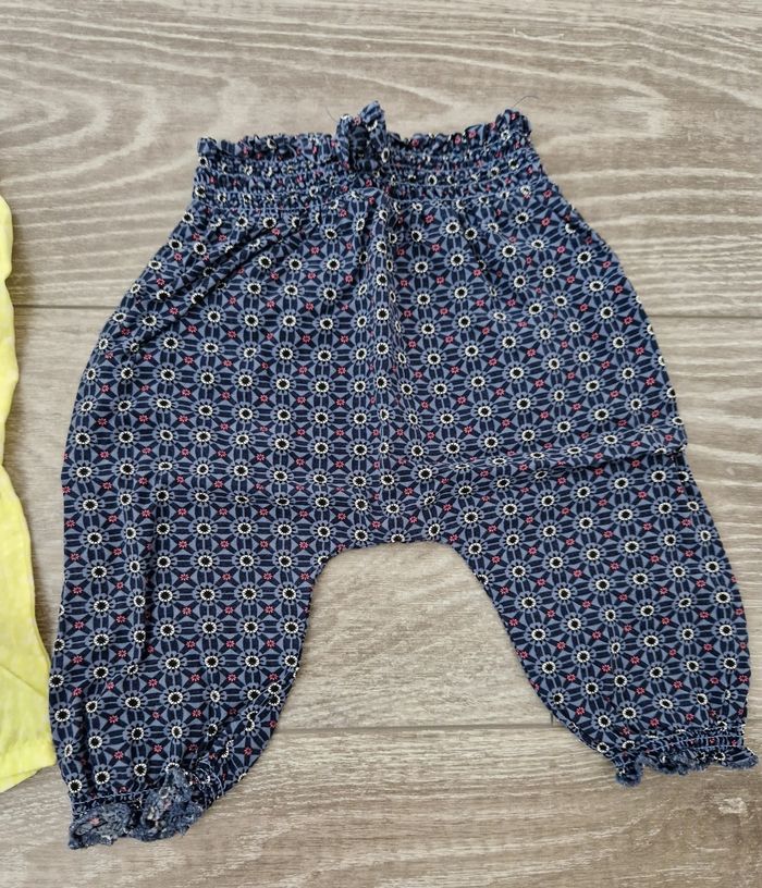Lot 2 leggings légers 6 mois - photo numéro 3