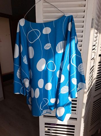 Blouse bleue