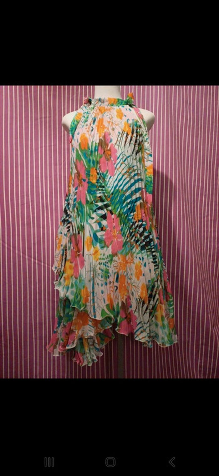 🌈Robes asymétrique Plissé évasée