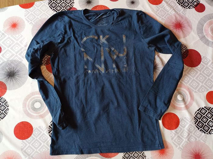 T-shirt manches longues 👨 taille L - photo numéro 2