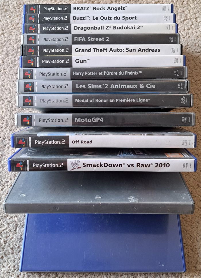 🎮 Lot de 14 boites vides et notices Sony PlayStation 2 PS2 - photo numéro 3