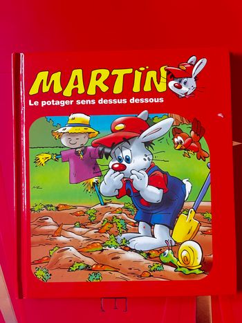 Livre enfants : Martin, le potager sans dessus dessous