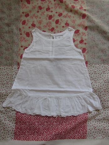 Robe légère blanche 12 mois