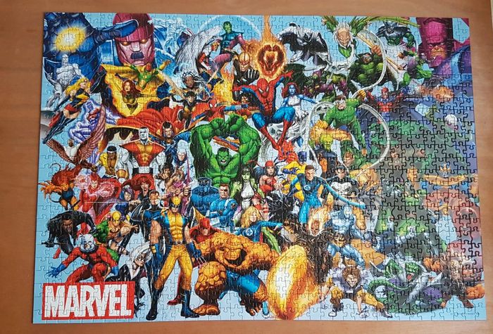Puzzle Marvel heroes 1000 pièces - photo numéro 2