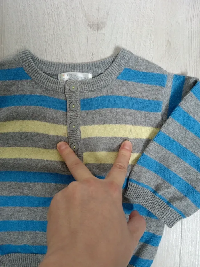 Pull mi saison 6 mois kitchoun - photo numéro 2