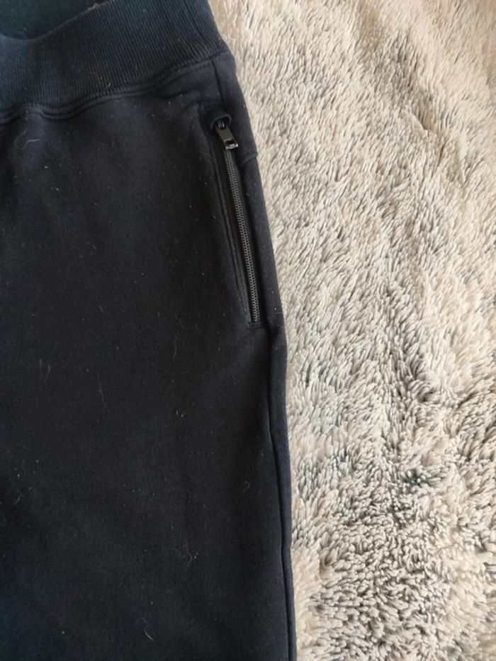 Pantalon de survêtement noir 3/4 ans - photo numéro 2
