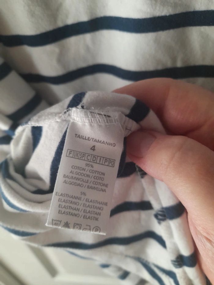 T-shirt marinière 42/44 - photo numéro 5