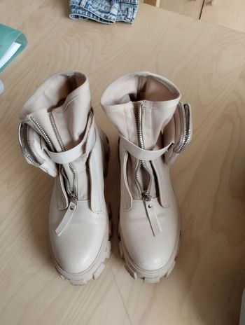 Bottines beige taille 39