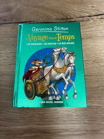 Livre Geronimo Stilton Hors Collection : Le Voyage dans le temps pour Enfants