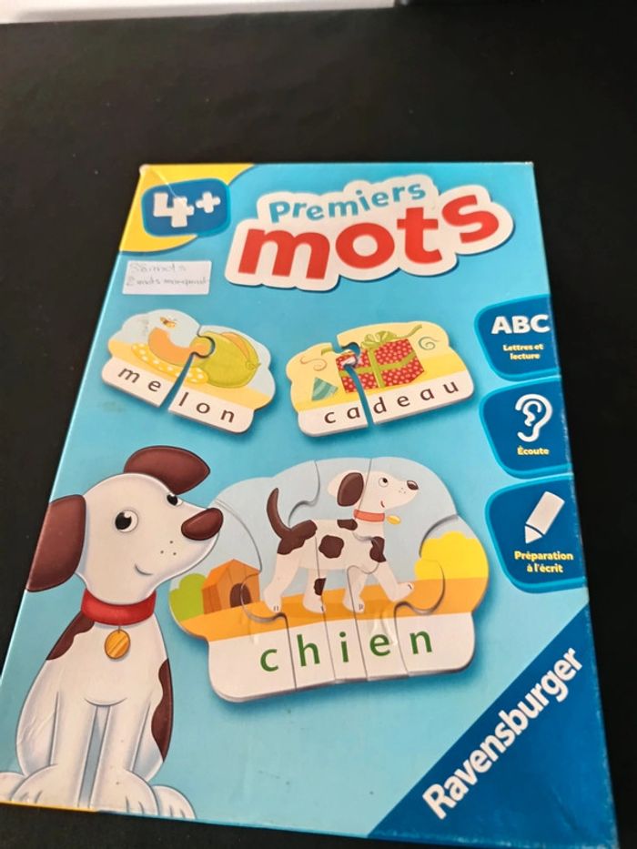Lot de 2 jeux Premiers mots et la petite école les mots Nathan Ravensburger 4 ans - photo numéro 3