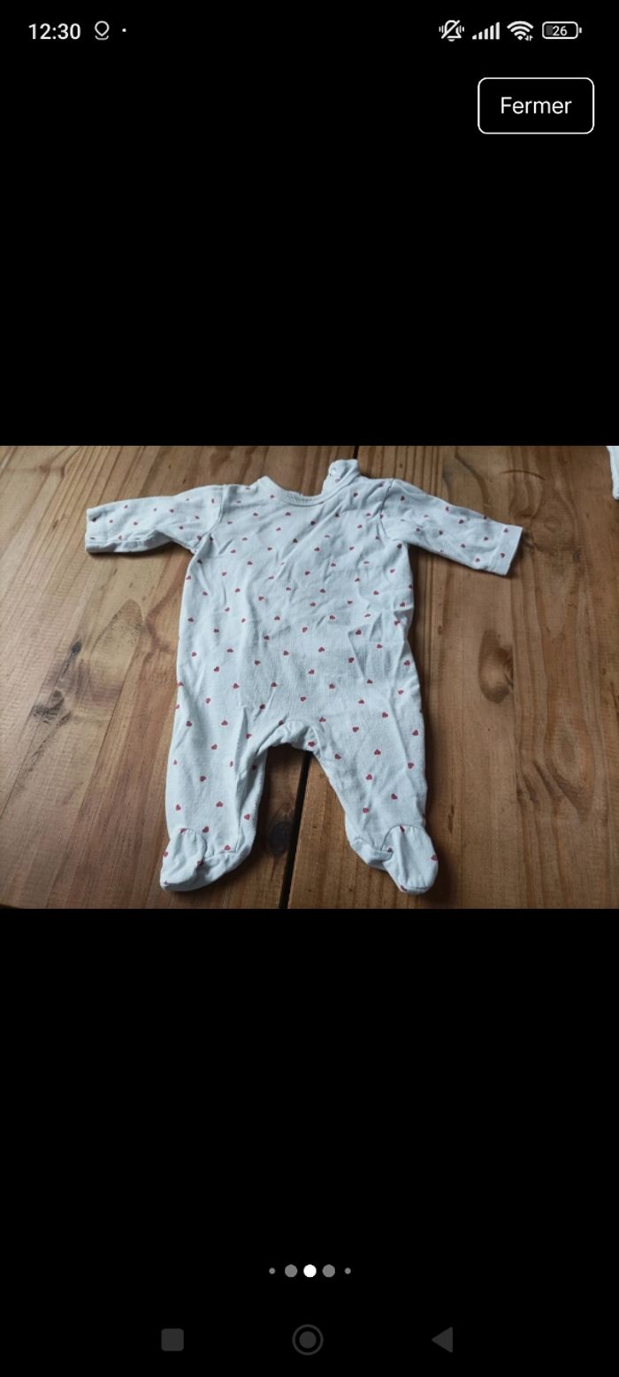 Lot de pyjama bébé fille taille 3 mois - photo numéro 3