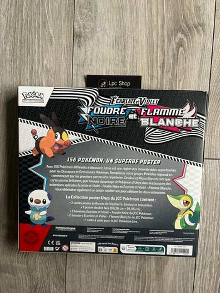 POKÉMON - POSTER COLLECTION – EV 10.5 - FOUDRE NOIR & BLANCHE - FR NEUF & SCÉLLÉ - photo numéro 3