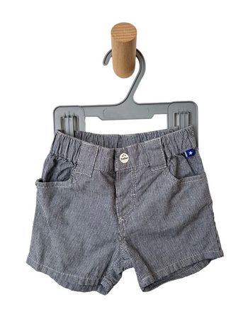 Short léger gris à fines rayures - P'tit bisou 6 mois (67cm)