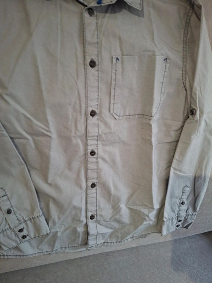 Chemise manche longue grise - photo numéro 3