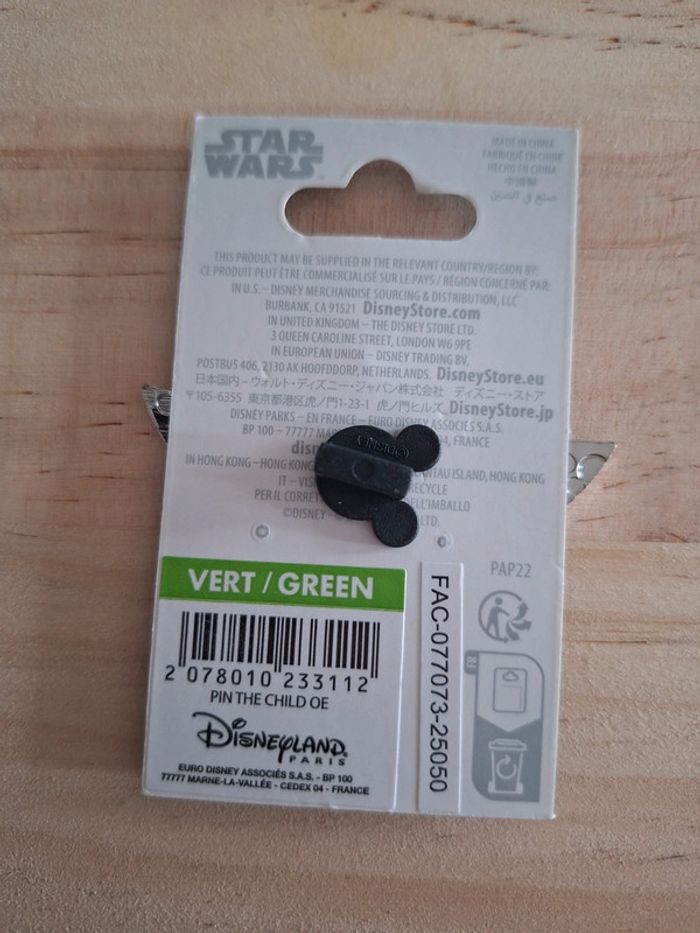 Pin's Star Wars The Child (Grogu / Baby Yoda) - Mandalorian - Disneyland Paris - photo numéro 2