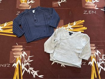 Lot pull / gilet 3 mois garçon