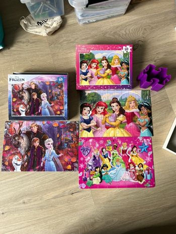 Lot puzzles Disney princess 50 pièces