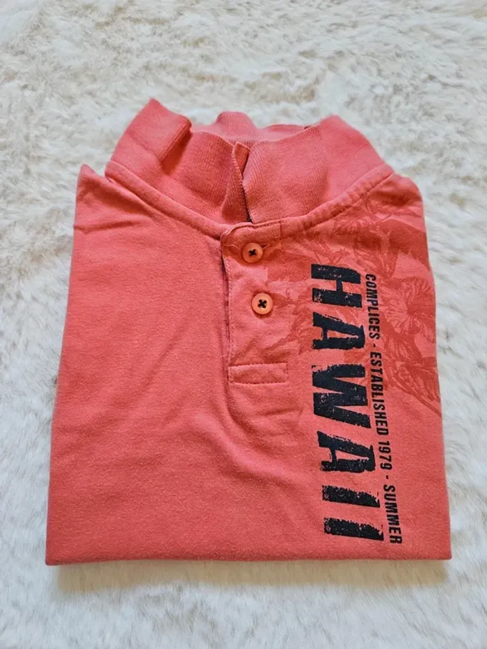 🧡 Polo garçon orange manches courtes Complices 2-3 ans 🧡 - photo numéro 1