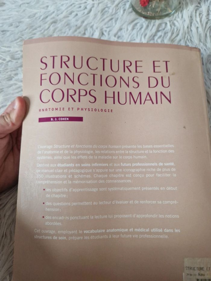 Livre Structure et fonctions du corps humain - photo numéro 3