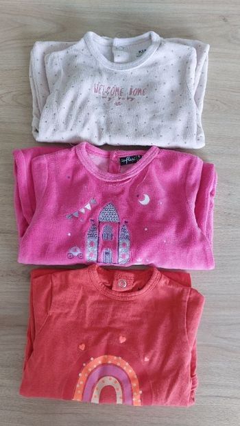 3 pyjamas 6 mois