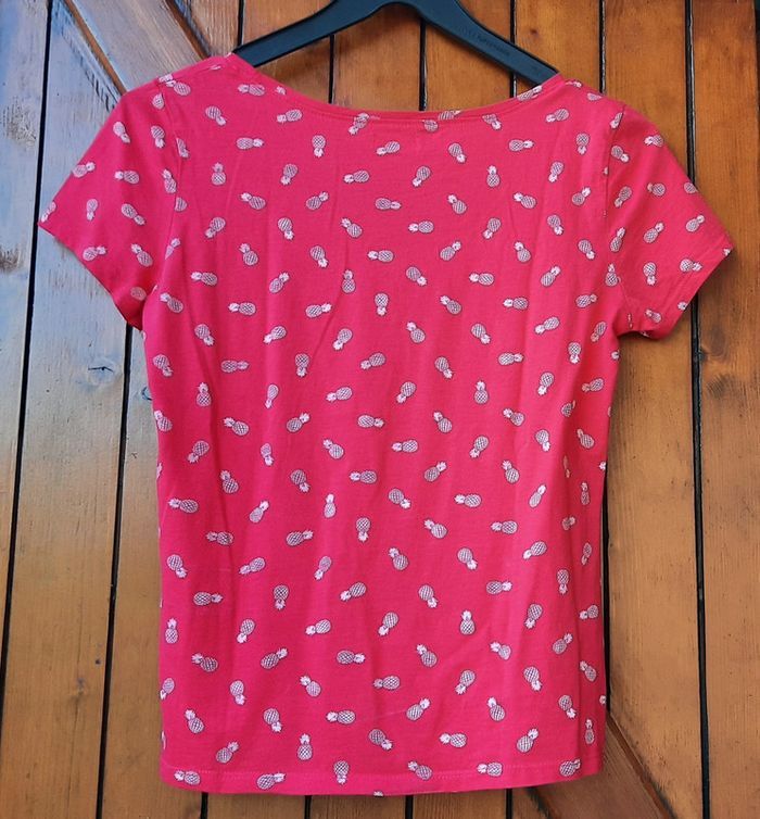 T-shirt rouge Tissaia Basics, taille 34/36 - photo numéro 2