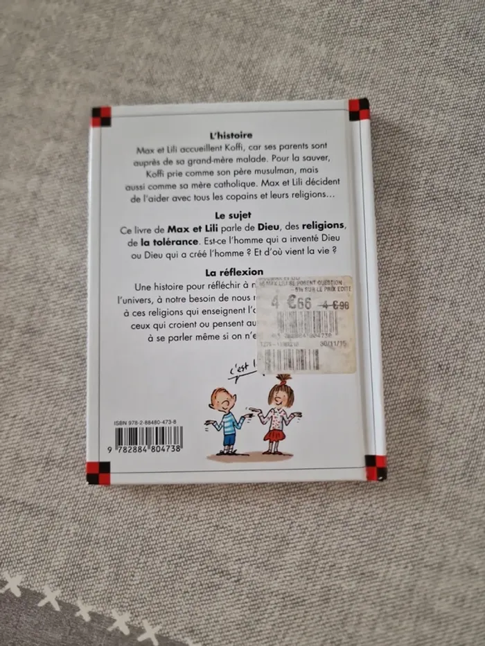 Livre Max et Lili se posent des questions sur Dieu - photo numéro 2