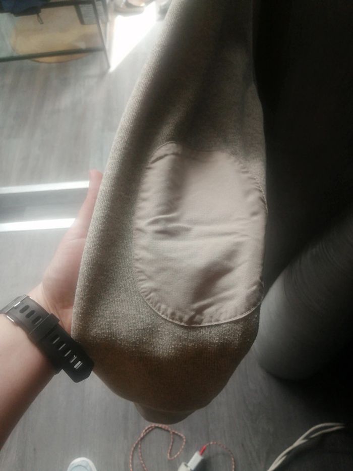 Pull chaud Moucheté gris / crème Taille XS - photo numéro 5