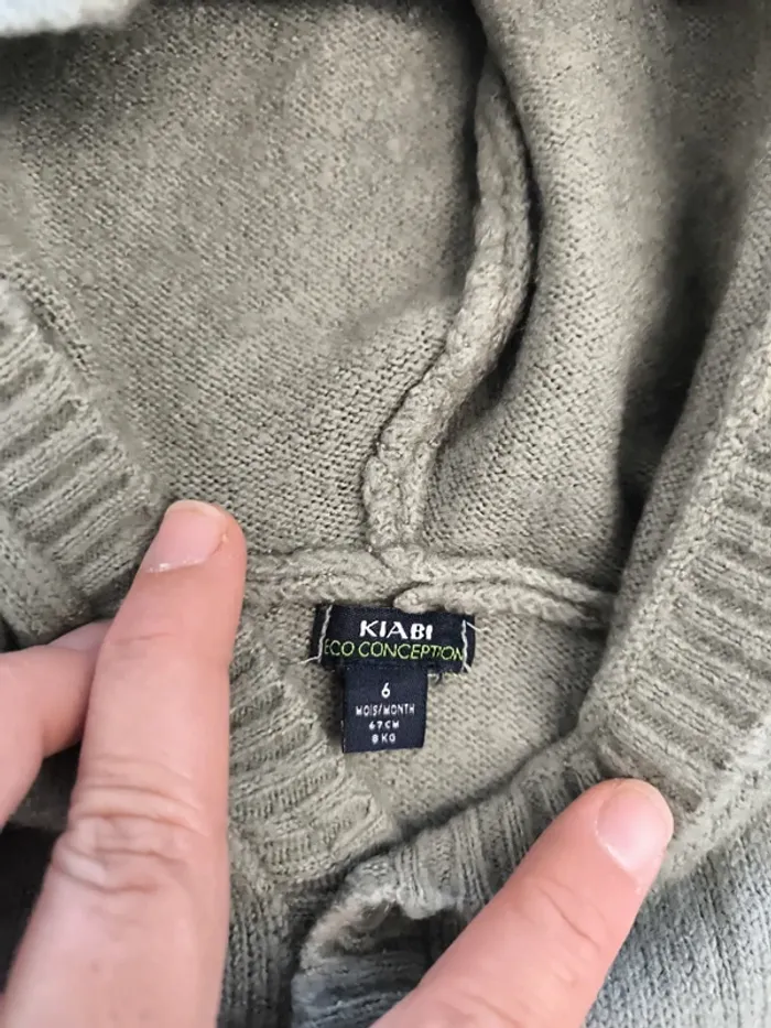 Pull garçon 6 mois Kiabi - photo numéro 4