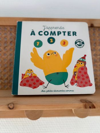 Livre sonore j’apprends à compter