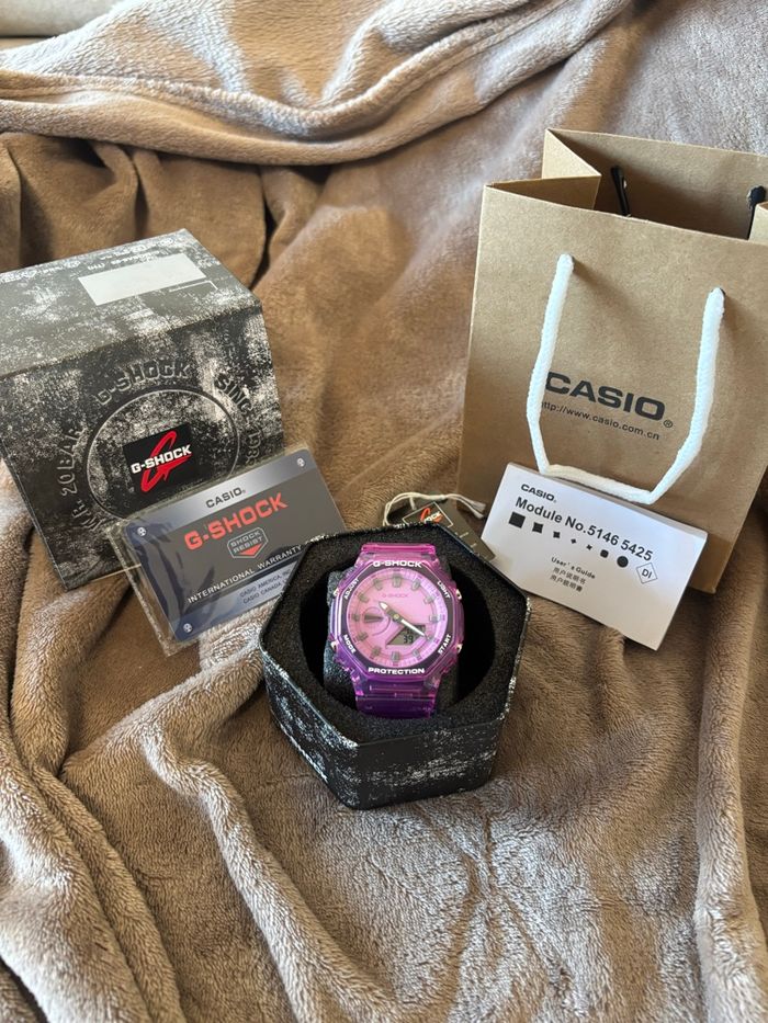 Montre G-Shock Casio rose - photo numéro 2