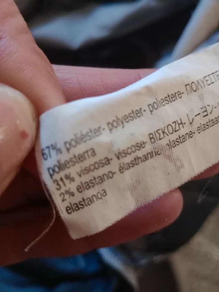 Pantalon femme 36 type cigarette vichy noir et gris c8 - photo numéro 17