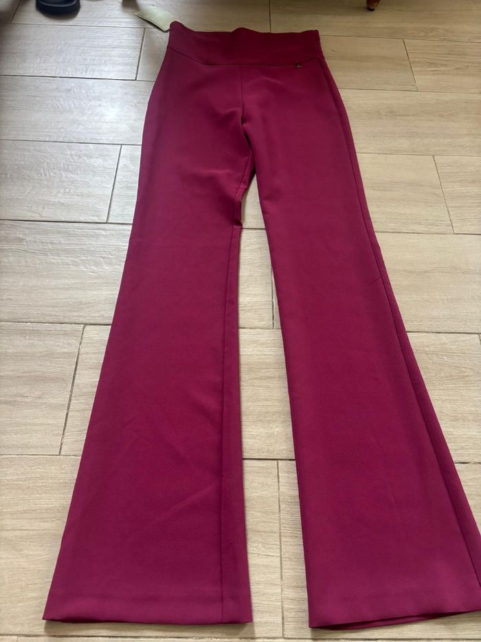 pantalon habillé jambes évasées