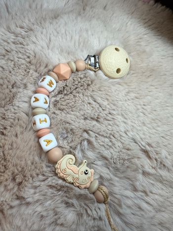 Attache tétine  mer